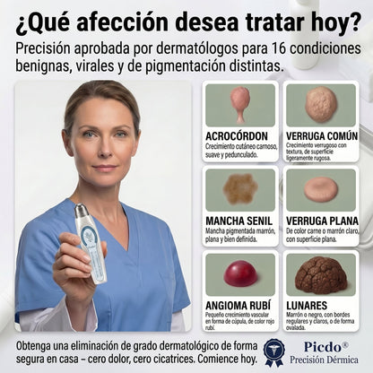 𝐏𝐢𝐜𝐝𝐨® Borrador de Verrugas y Manchas en 7 Días💗💗(𝐀𝐩𝐥𝐢𝐜𝐚𝐝𝐨𝐫 𝐫𝐨𝐥𝐥-𝐨𝐧: 𝐬𝐢𝐧 𝐝𝐨𝐥𝐨𝐫 𝐧𝐢 𝐜𝐢𝐜𝐚𝐭𝐫𝐢𝐜𝐞𝐬)✨