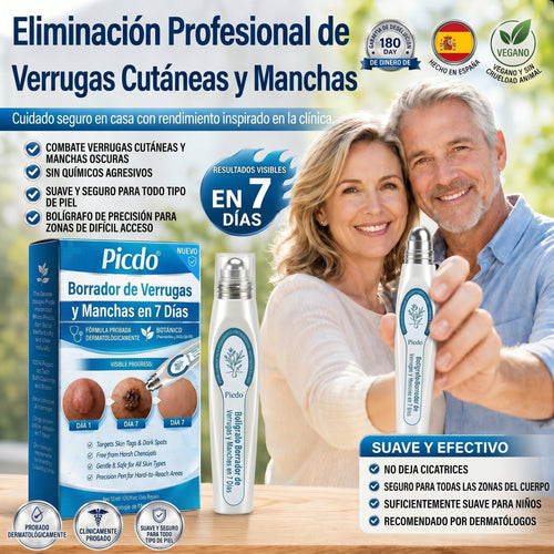 𝐏𝐢𝐜𝐝𝐨® Borrador de Verrugas y Manchas en 7 Días💗💗(𝐀𝐩𝐥𝐢𝐜𝐚𝐝𝐨𝐫 𝐫𝐨𝐥𝐥-𝐨𝐧: 𝐬𝐢𝐧 𝐝𝐨𝐥𝐨𝐫 𝐧𝐢 𝐜𝐢𝐜𝐚𝐭𝐫𝐢𝐜𝐞𝐬)✨